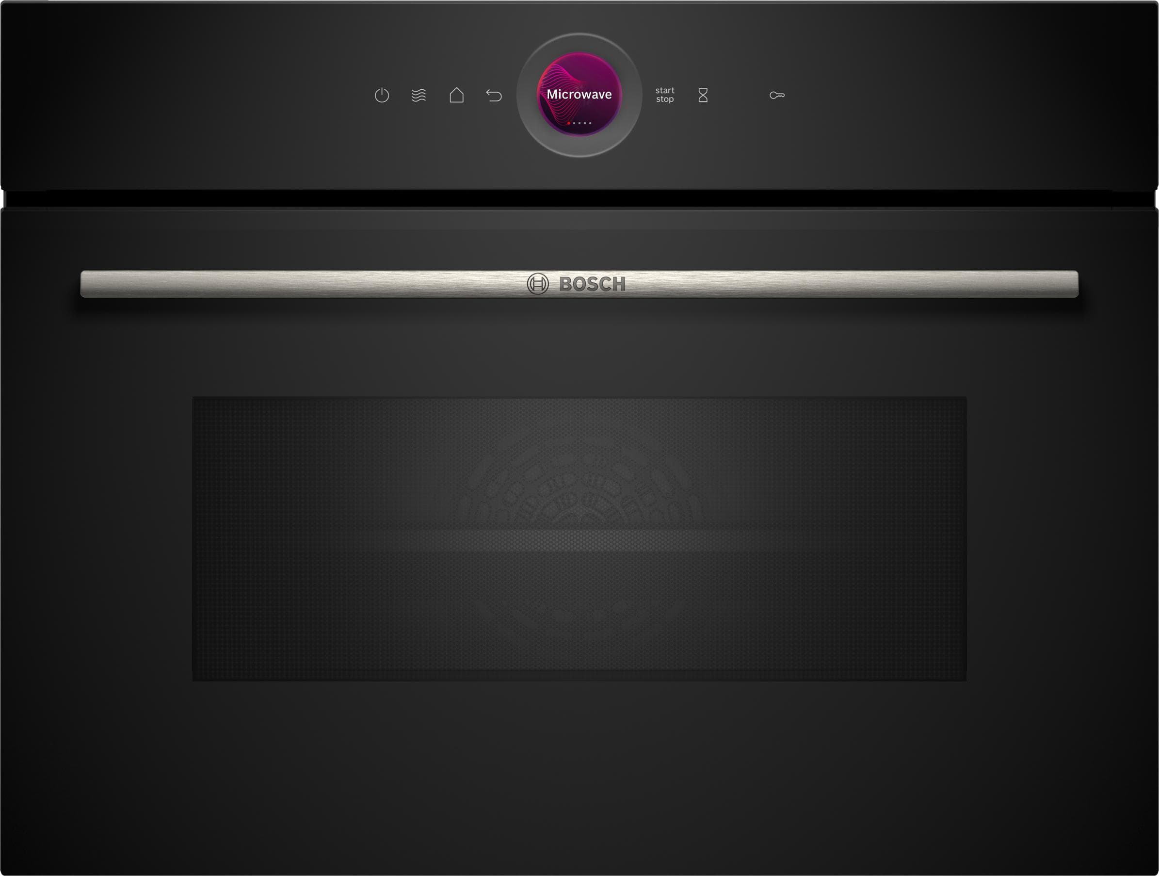 Bosch CEG732XB1 Serie 8 Mikrowelle Schwarz mit Grillfunktion