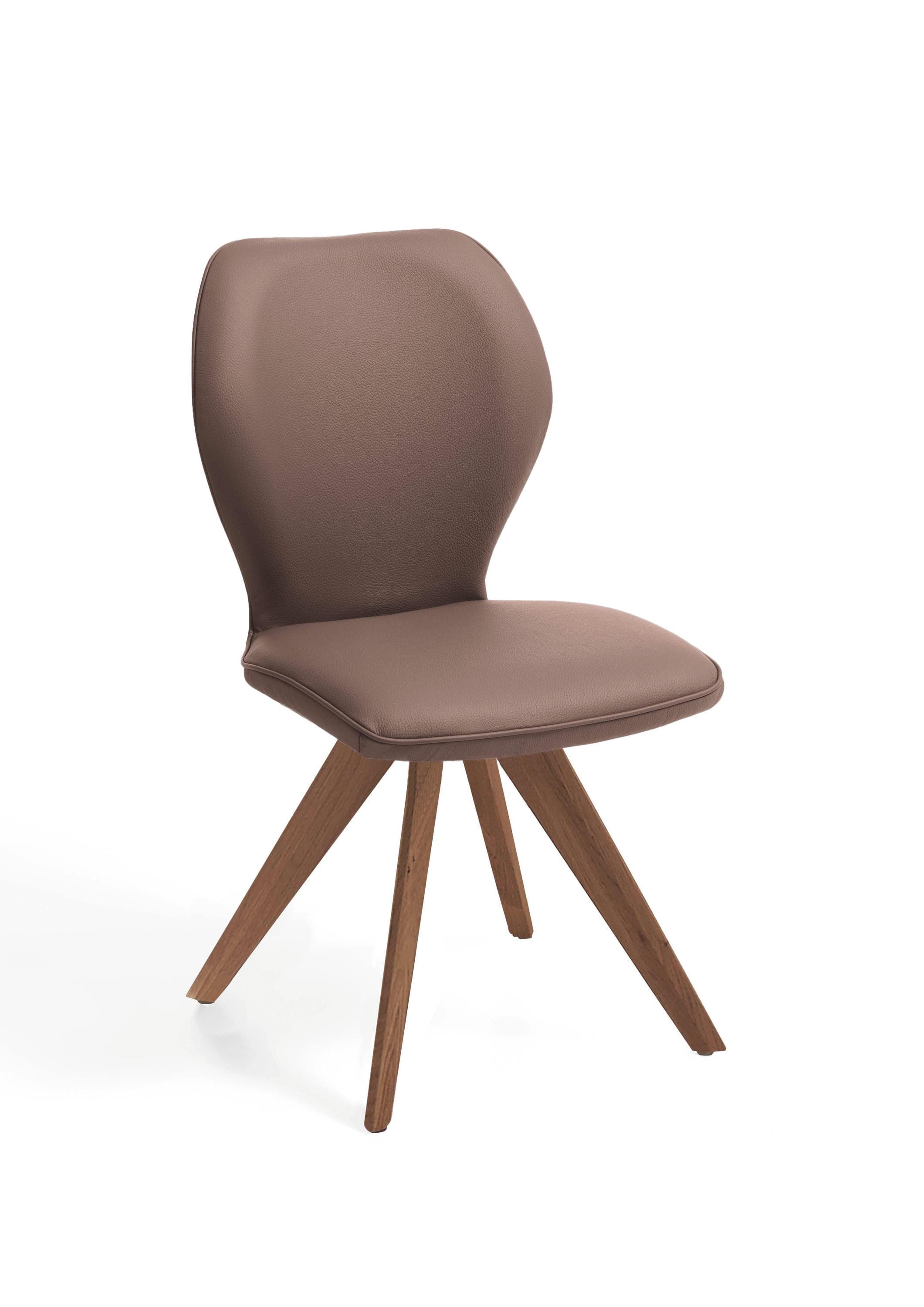 Polsterstuhl COLORADO von NIEHOFF SITZMÖBEL - Microfaser Wild-Nussbaum