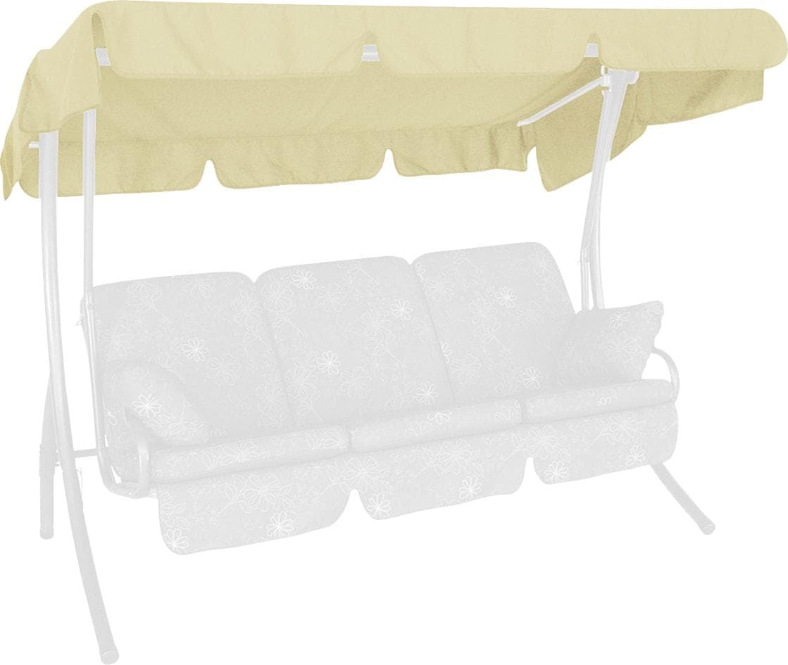 ANGERER Hollywoodschaukel Ersatzdach Beige Polyacryl