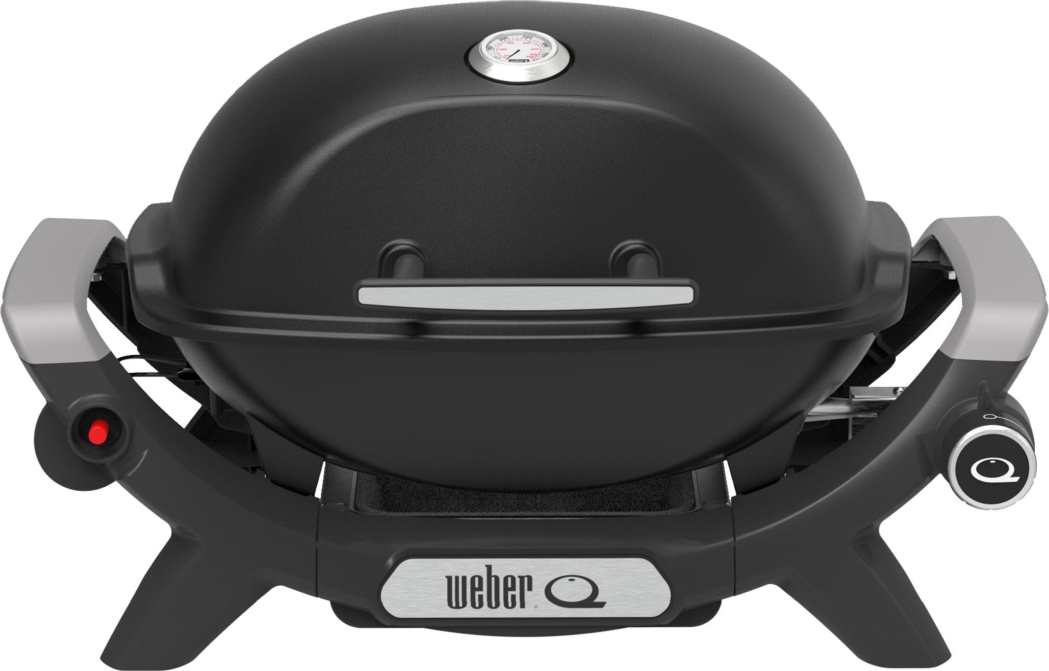 Weber Q1100N Gasgrill Schwarz mit Deckelthermometer