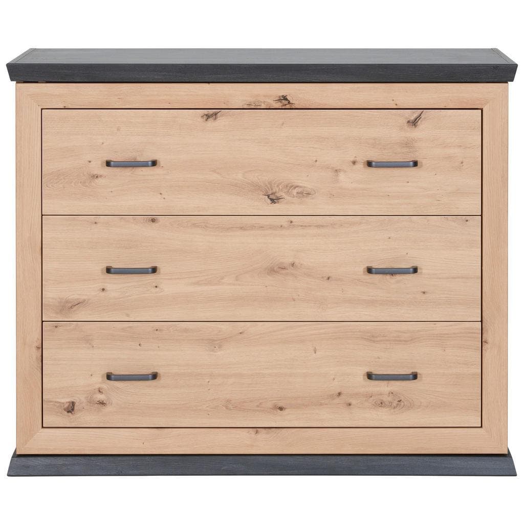 My Baby Lou Wickelkommode Benton Eiche Kunststoff 3 Schubladen