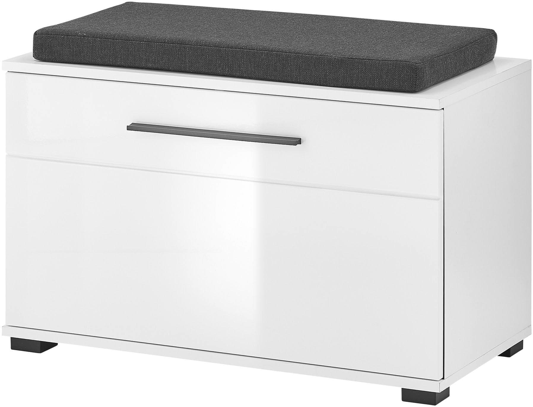 Polsterbank HOME AFFAIRE Cantara - Weiß/Schwarz