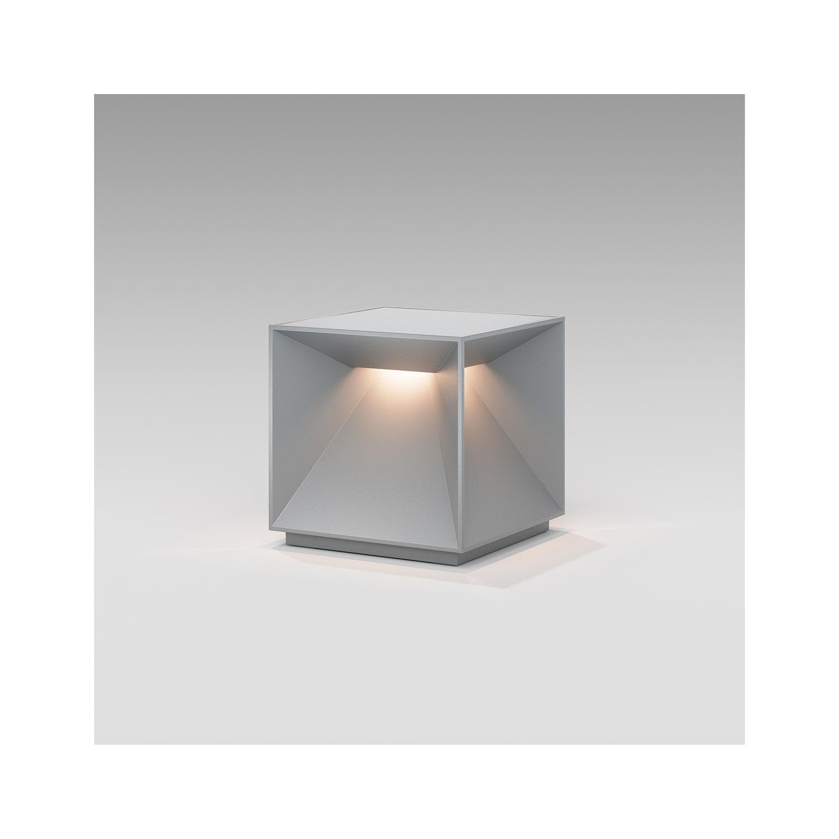 Sigor LED-Akku-Tischleuchte Nutalis, nebelgrau, IP54, dimmbar