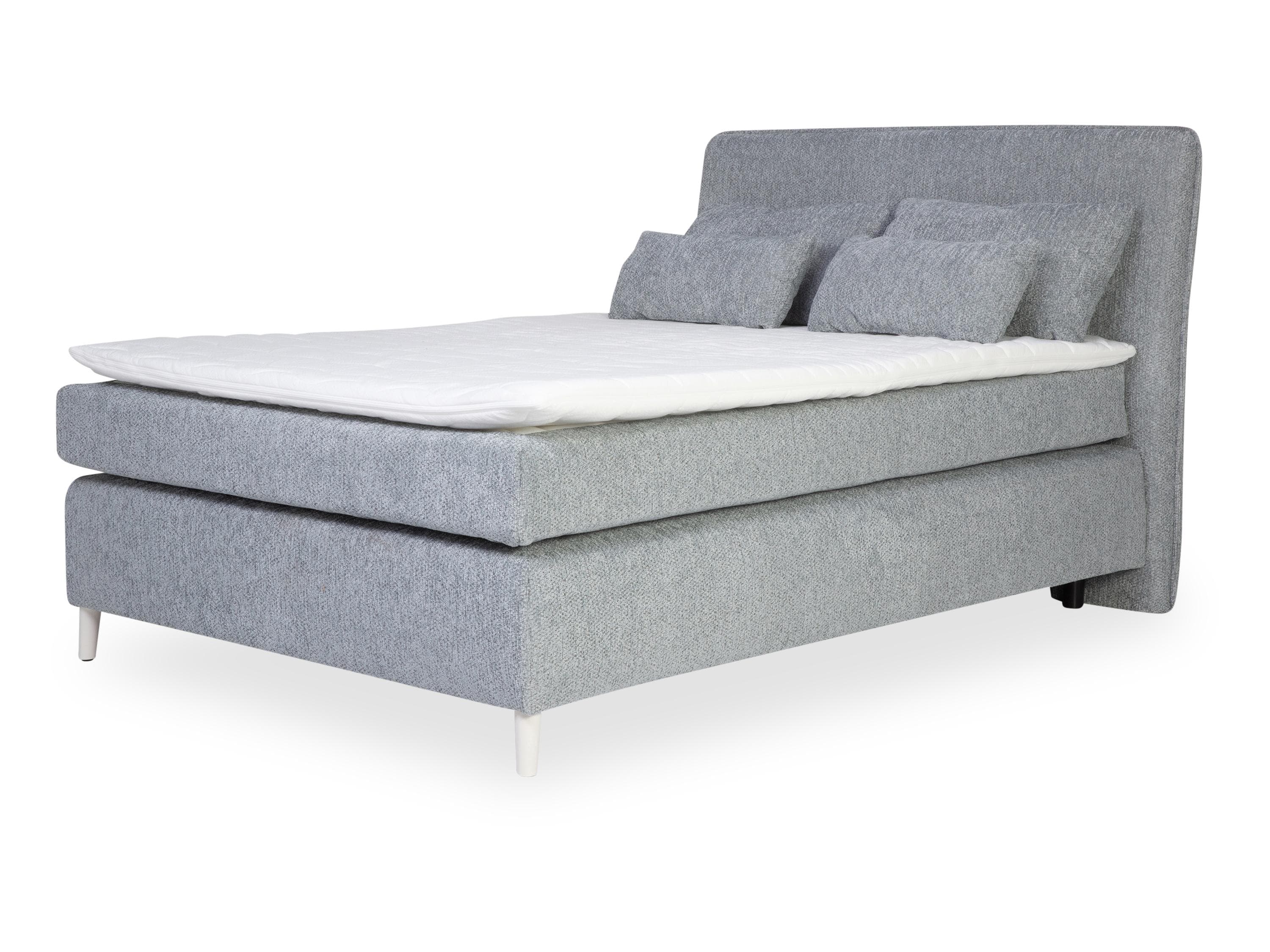 Boxspringbett HARPER JODAR Aqua Stoff