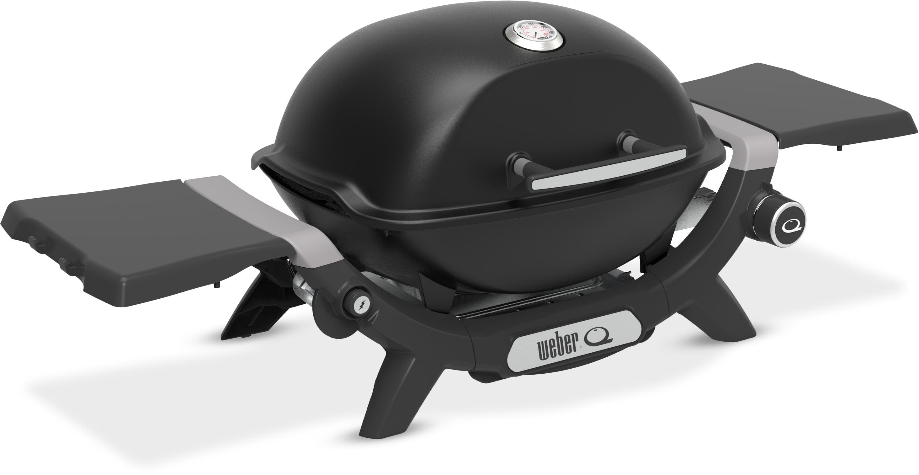 Weber Q1200N Gasgrill Schwarz mit Thermometer