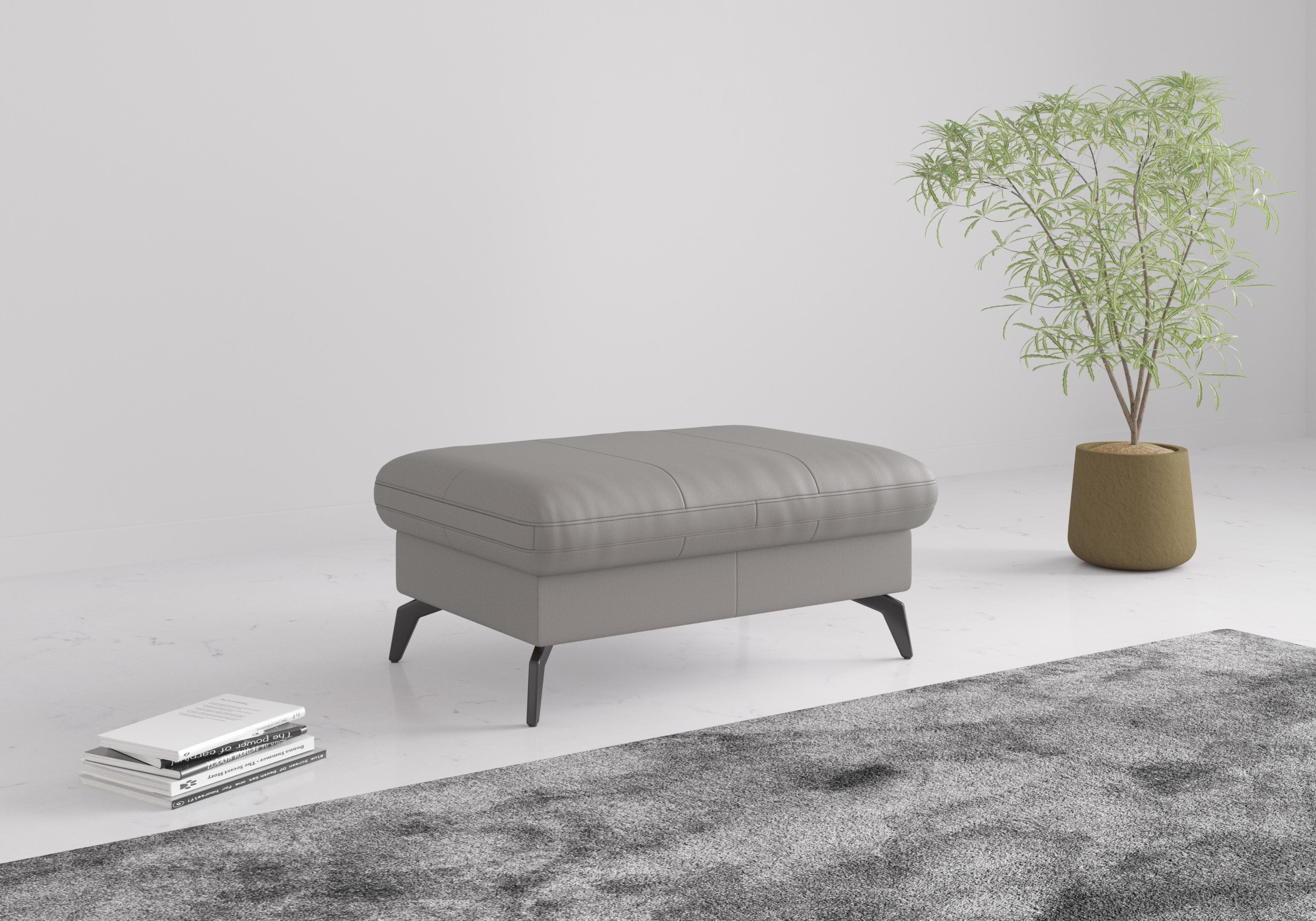 sit&more Polsterhocker Morris: Bequemer Stauraumhocker in Modernem Design