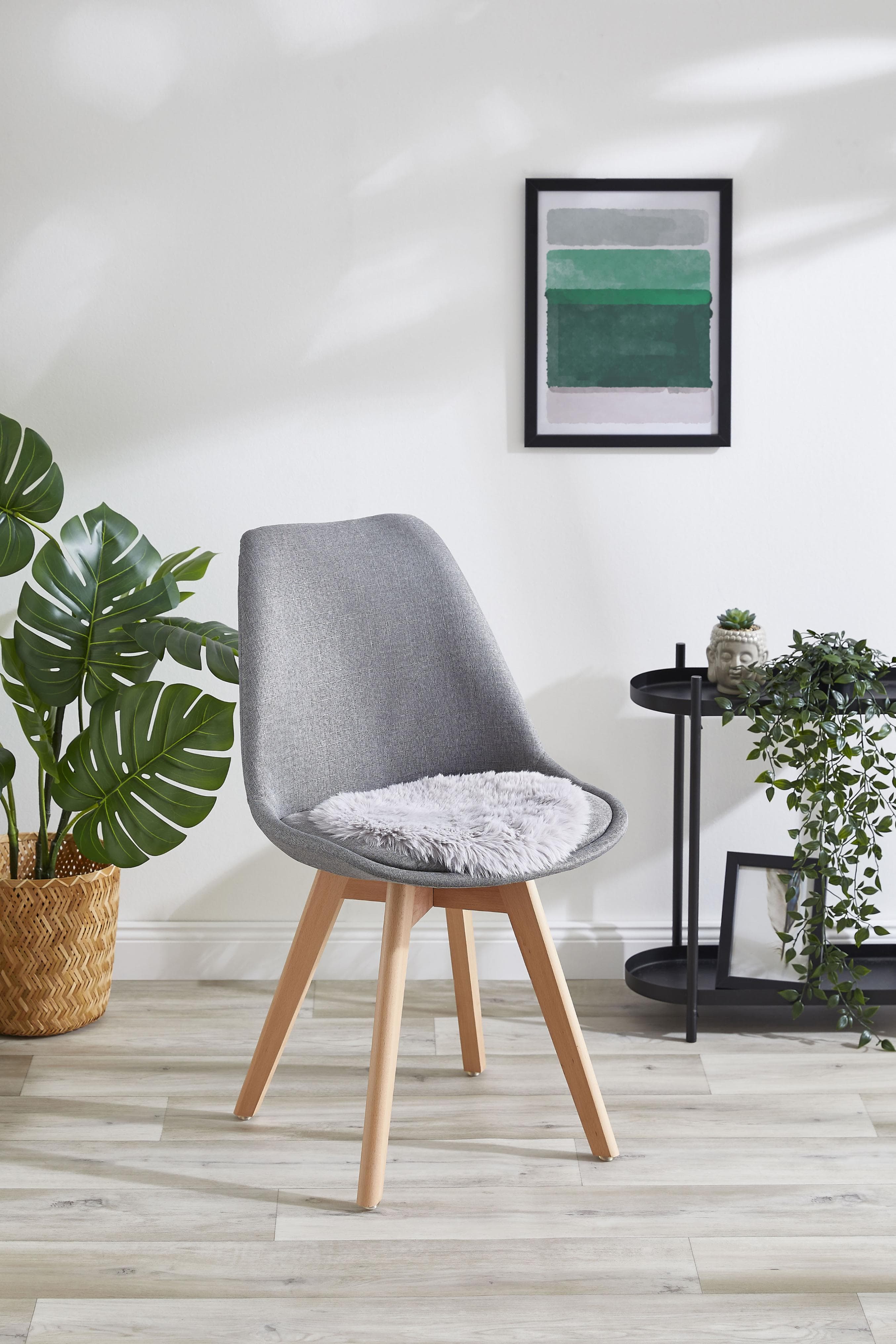 Home Affaire Alpa Kunstfell Sitzkissen Set - Weich & Waschbar