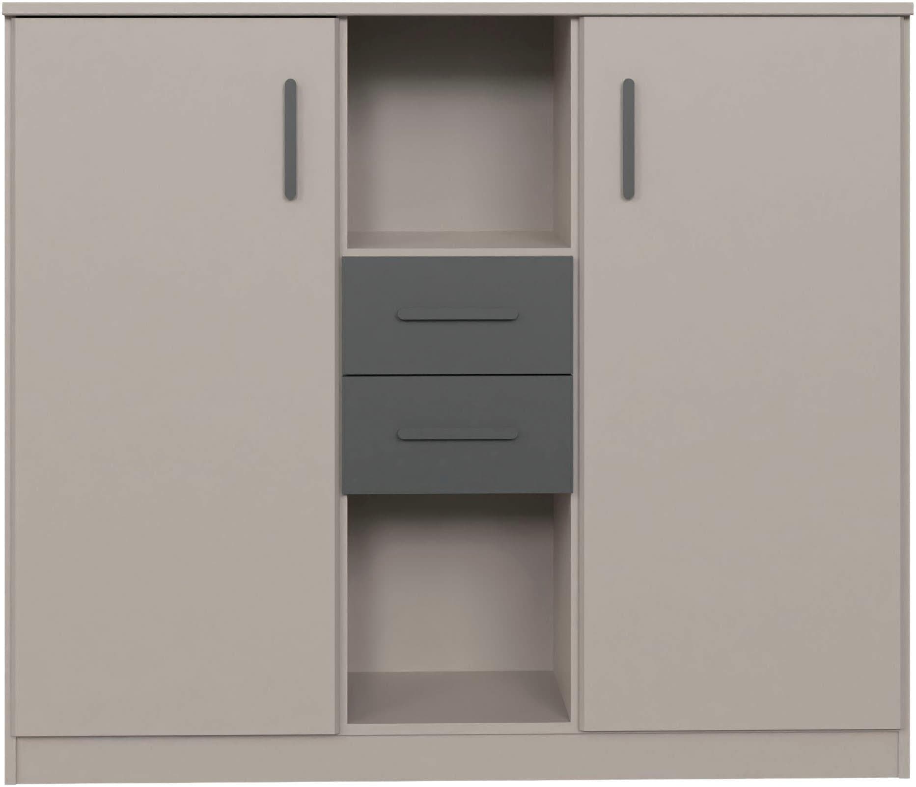 WIMEX Highboard Bahamas Saharagrau Grau 122cm