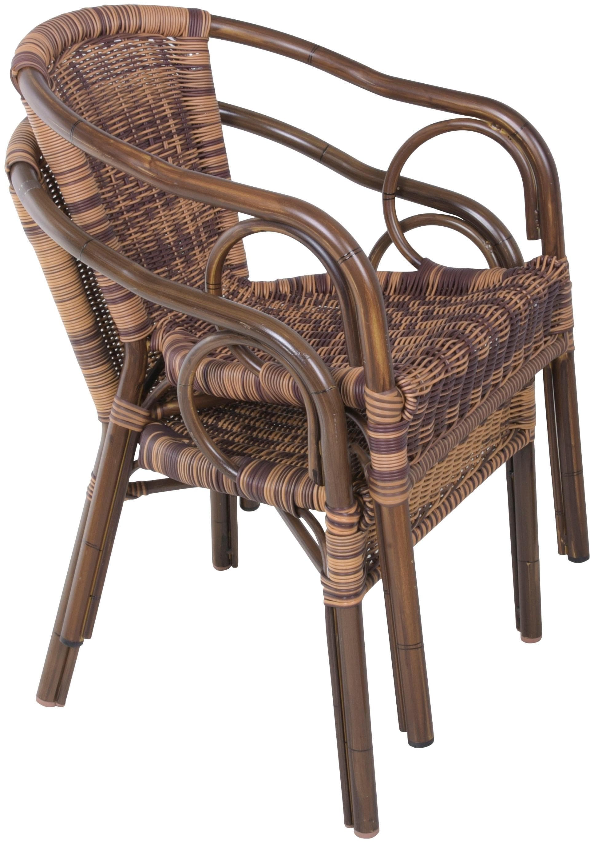 Stabile Stapelstühle - Set aus 2 - ideal für Gastronomie & Privat