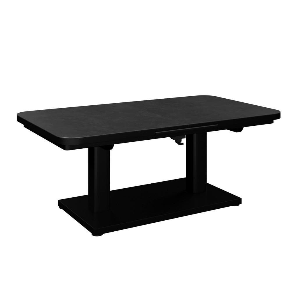 Amatio Gartentisch Anthrazit Stein Ausziehbar Höhenverstellbar