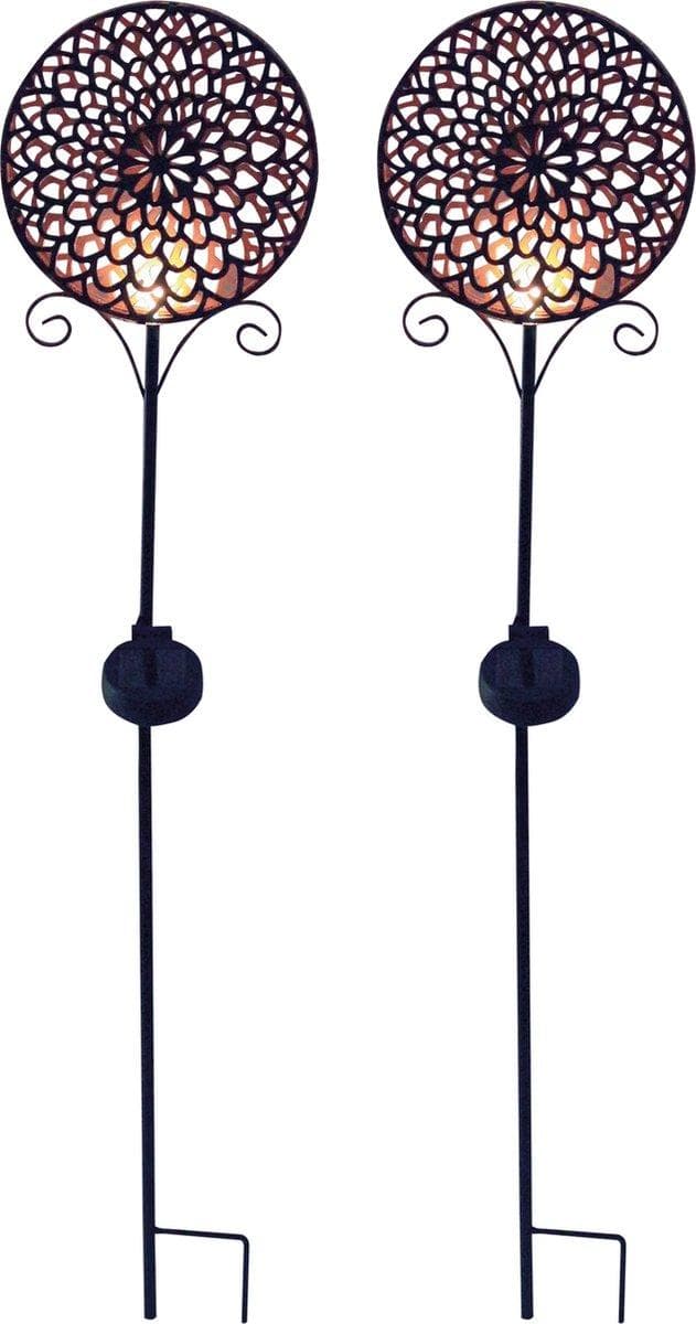 Luxform Solar Erdspieß Gartenlampe Mandala - LED Dekoration