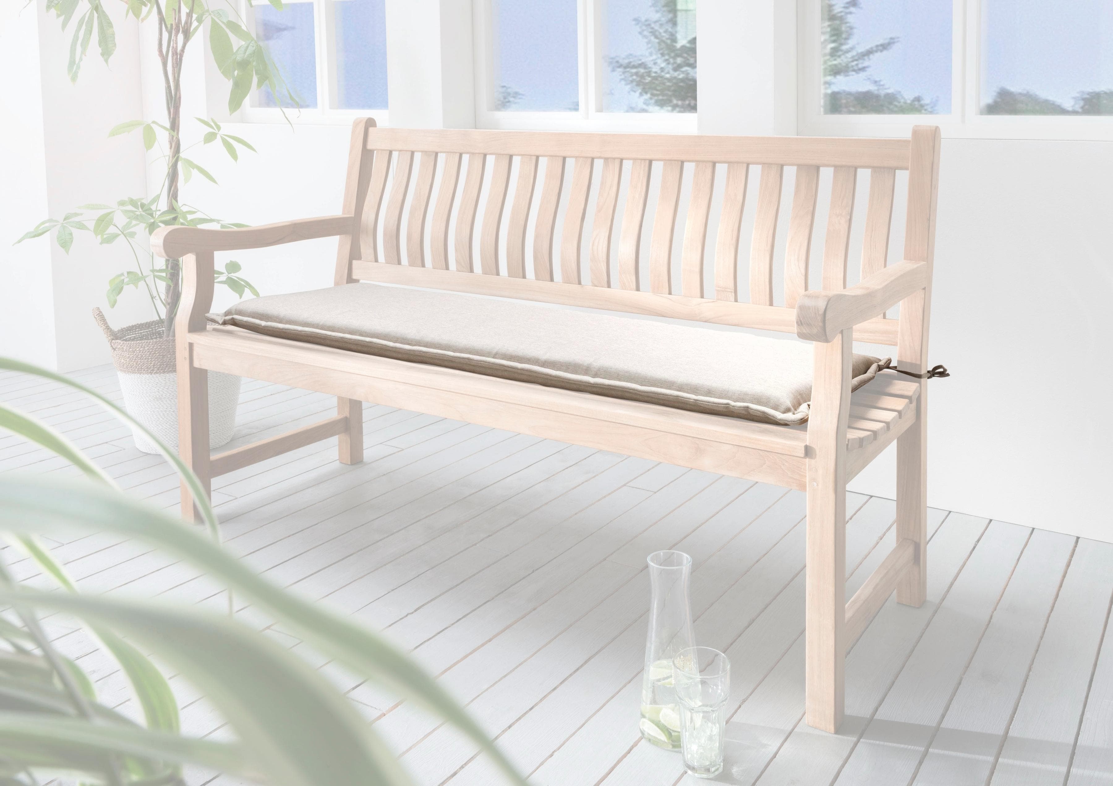 DESTINY Bankauflage POLSTER Beige Sand Meliert