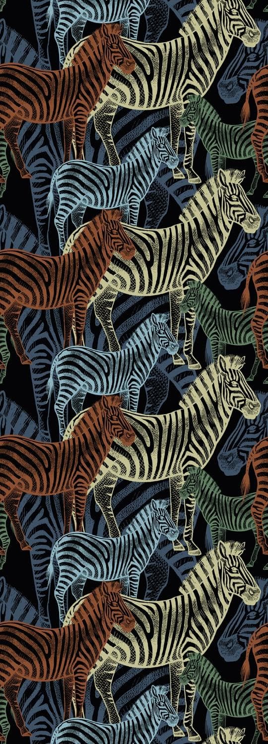 QUEENCE Vinyltapete Jana Bunt Fellimitat Selbstklebend