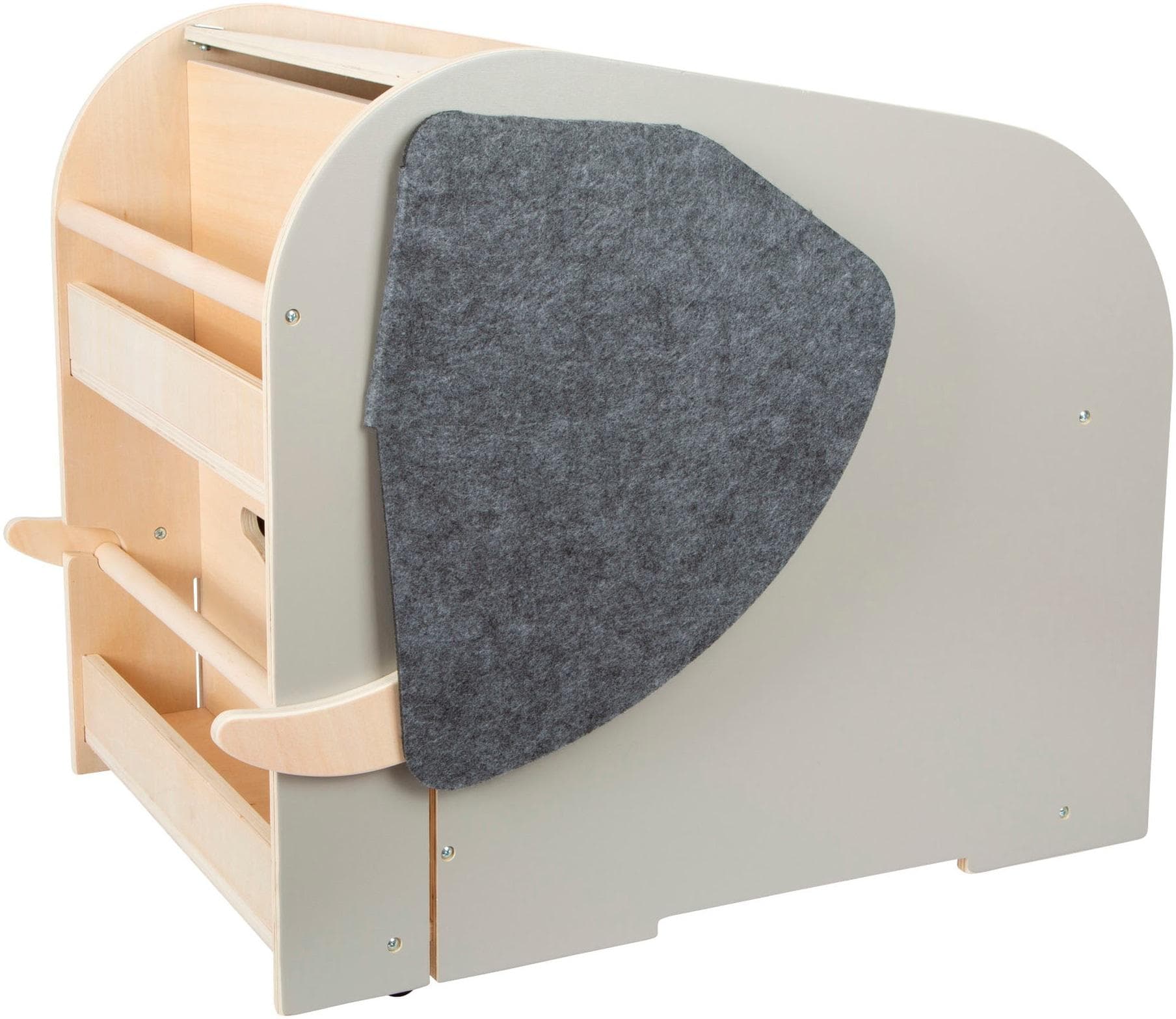 Small Foot Spielzeugtruhe Elefant Grau mit Sitz und Rollen