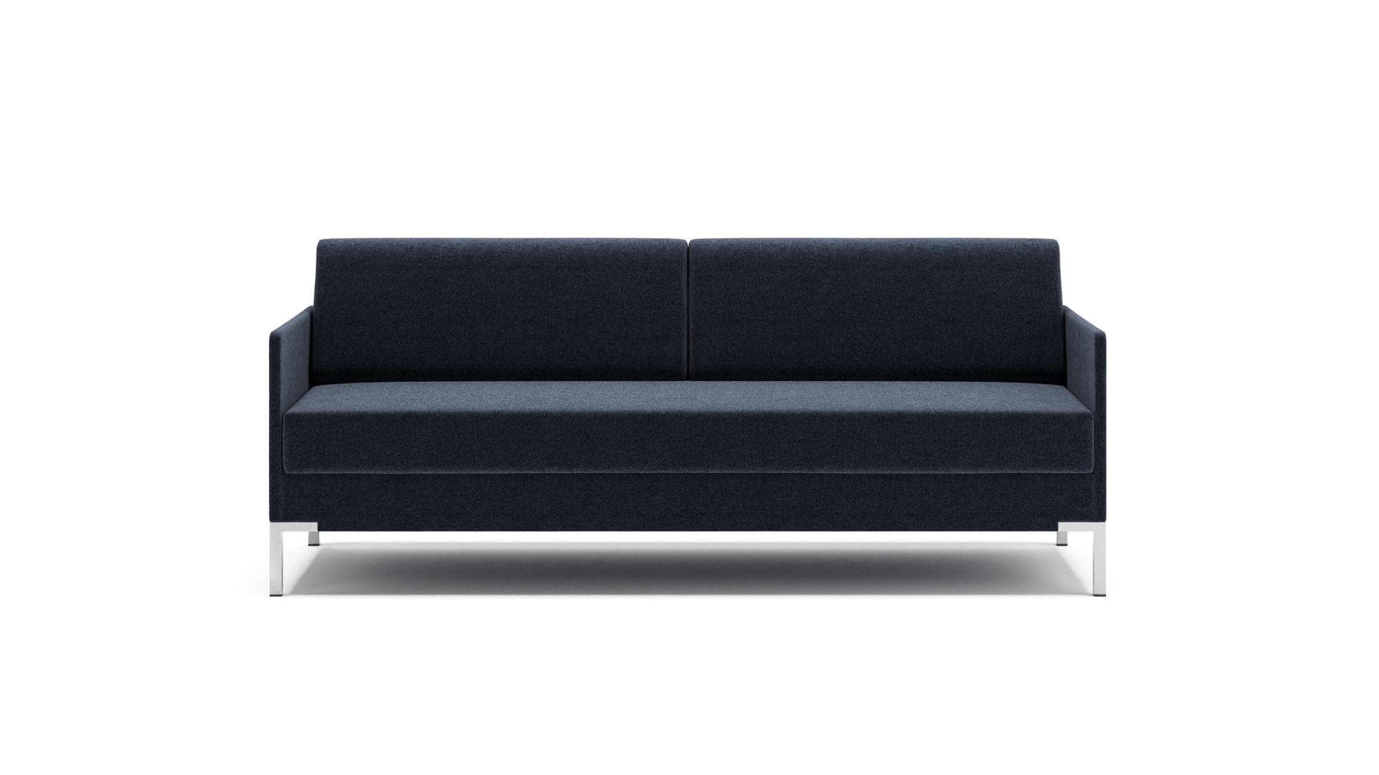 HESTBÆK Schlafsofa 3-Sitzer tiefblau mit Klappfunktion