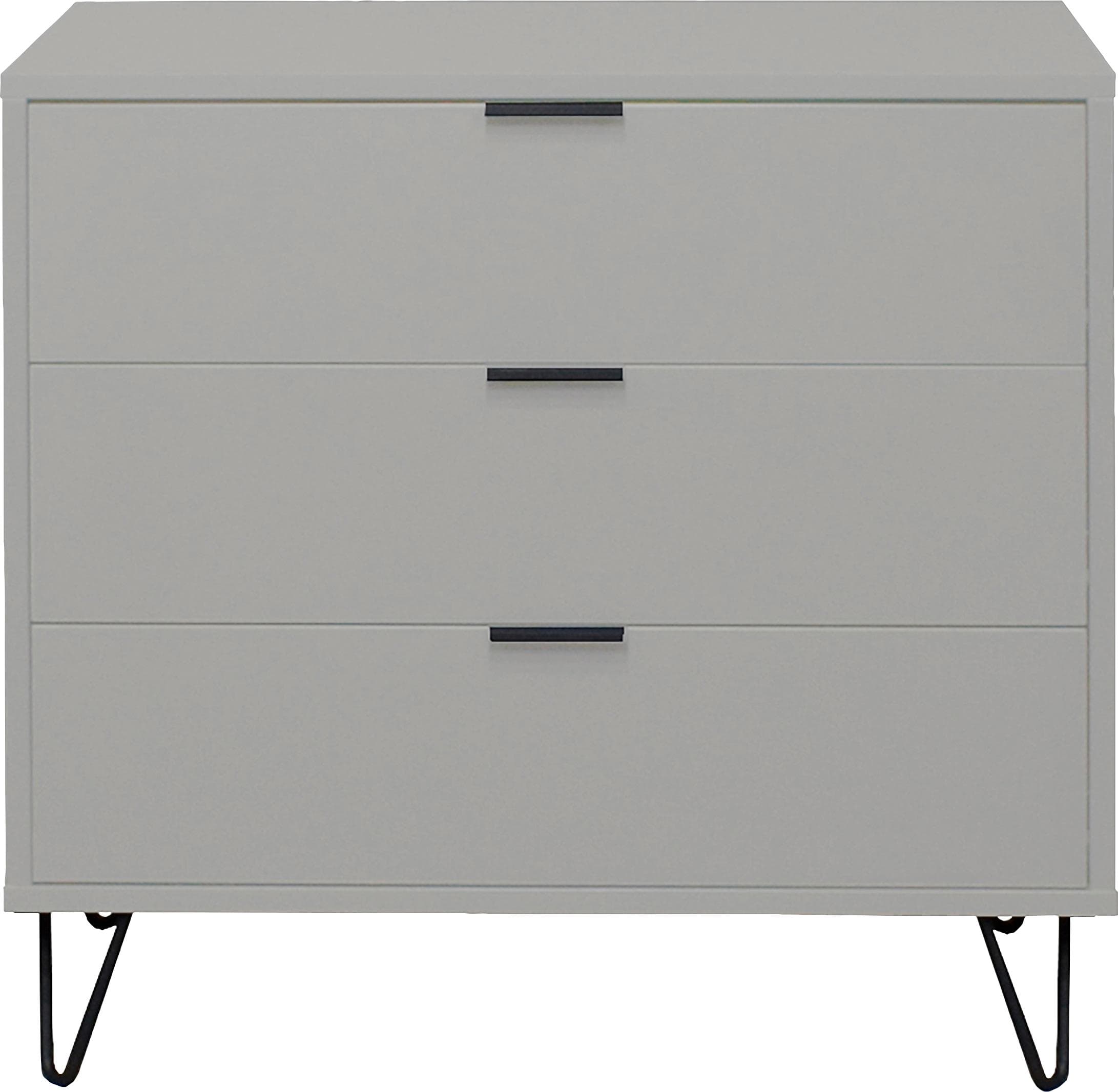 Mäusbacher Kommode Bonnie grau mit 3 Schubladen