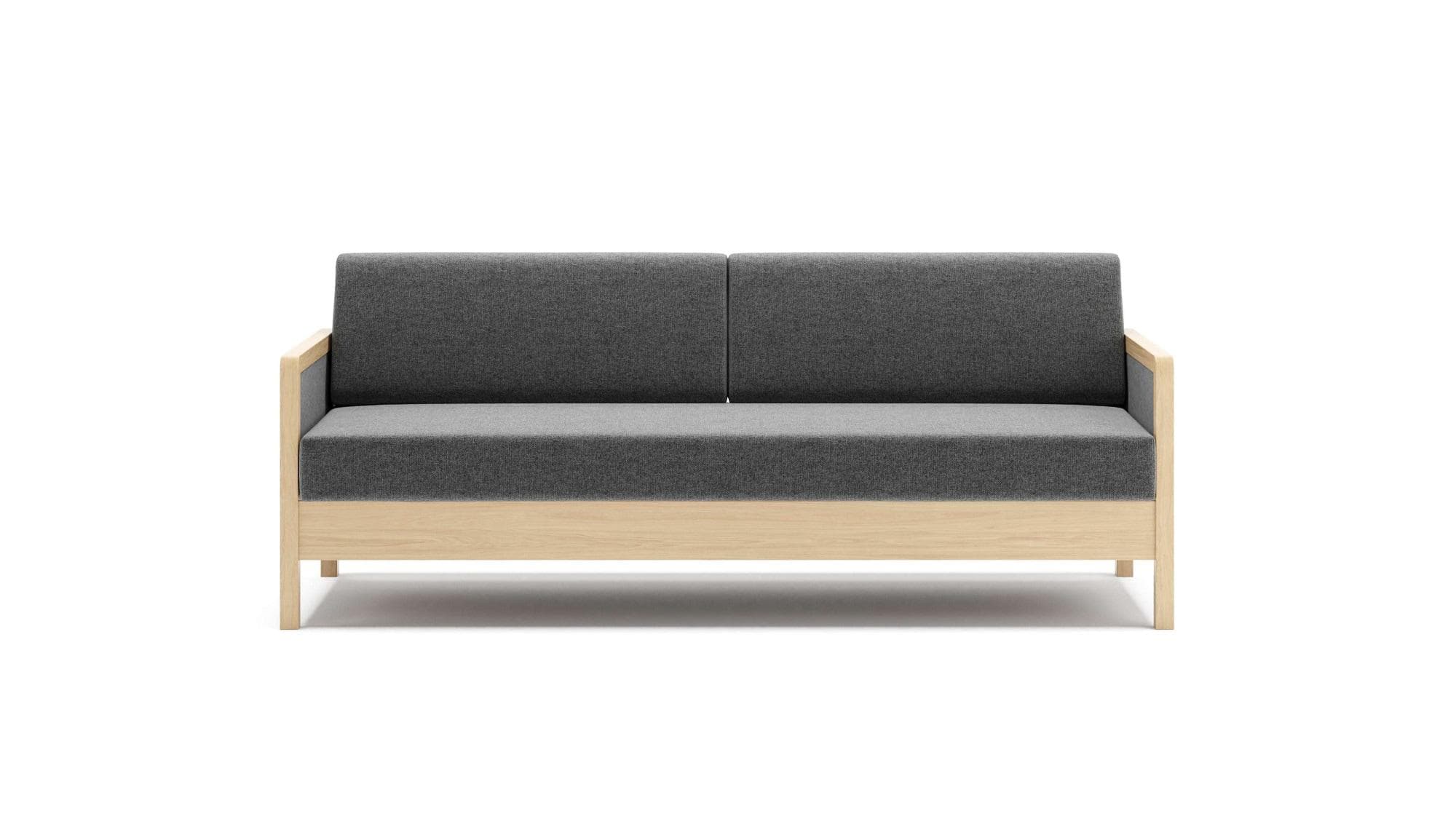 HESTBÆK Schlafsofa 3-Sitzer Anthrazit mit Klappfunktion