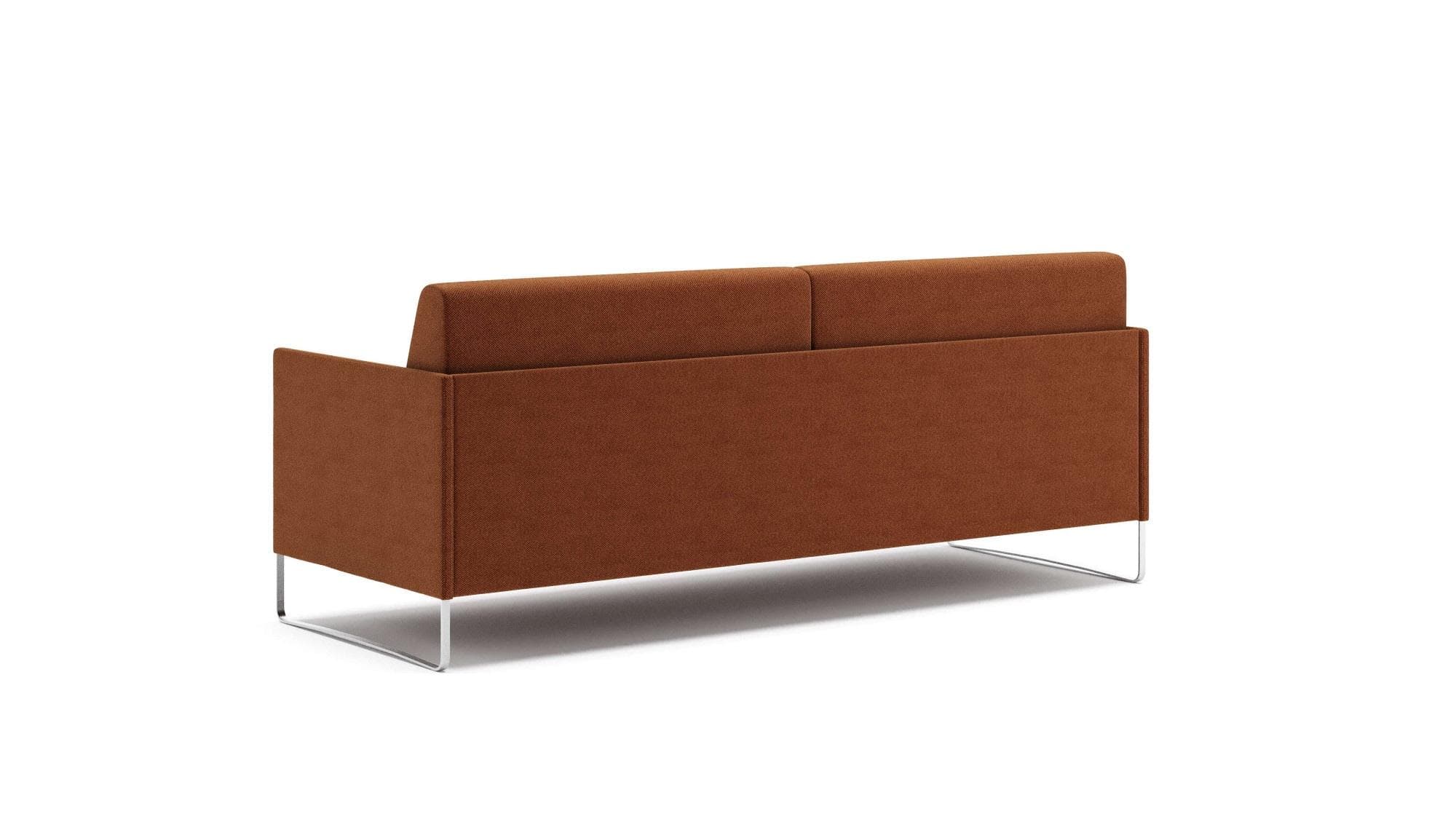 HESTBÆK Schlafsofa 3-Sitzer rusty orange mit Klappfunktion