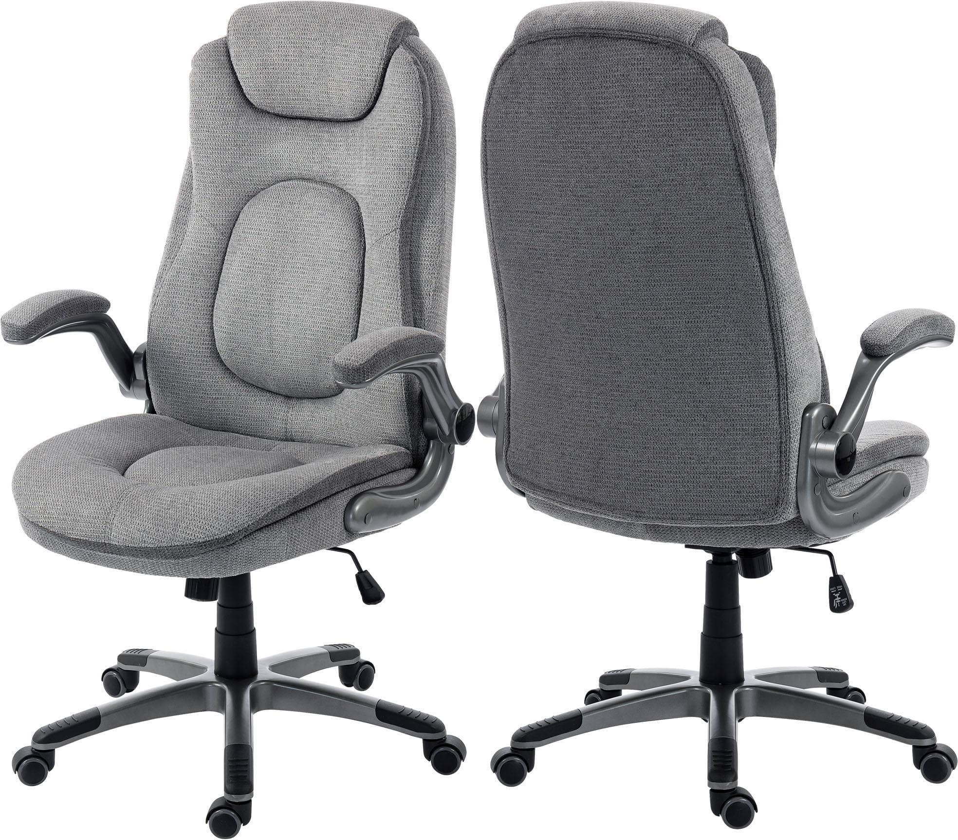 Chefsessel Nino Duo Collection Grau Kieselgrau Synchronmechanik