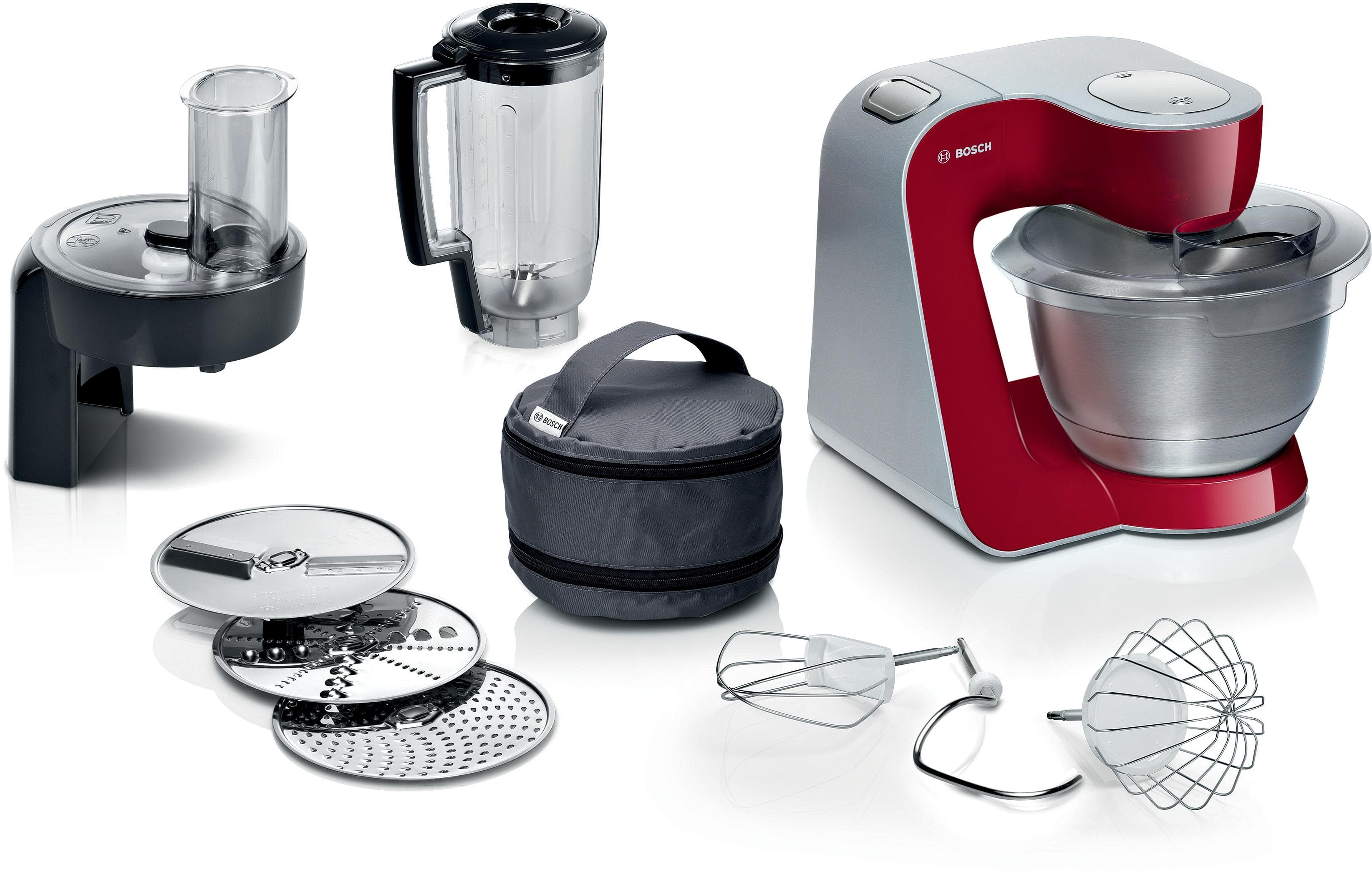 BOSCH Küchenmaschine MUM58R20 Deep Rot 1000W 7 Stufen