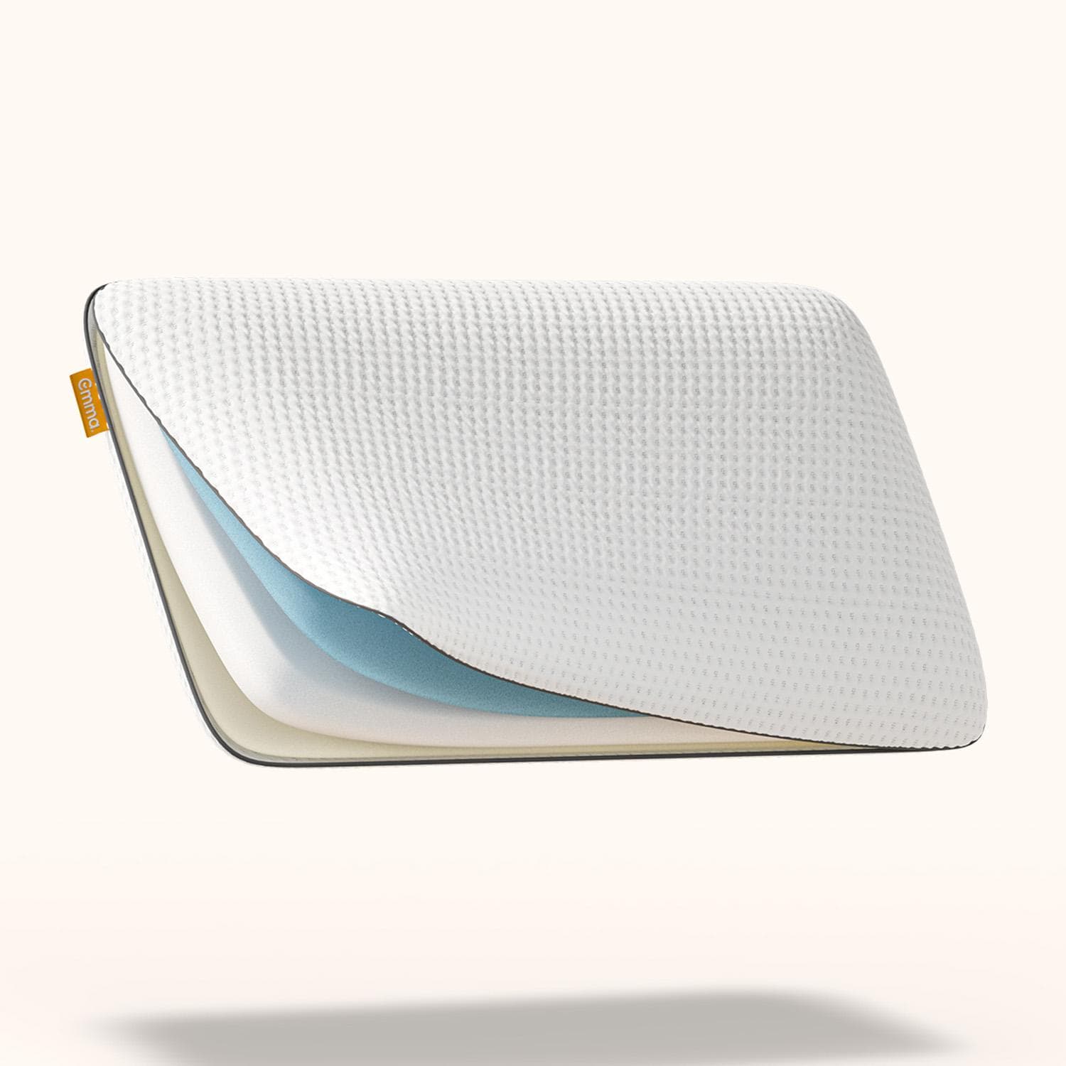 Emma Nackenstützkissen Weiß 3-Schichtig Individuell Einstellbar