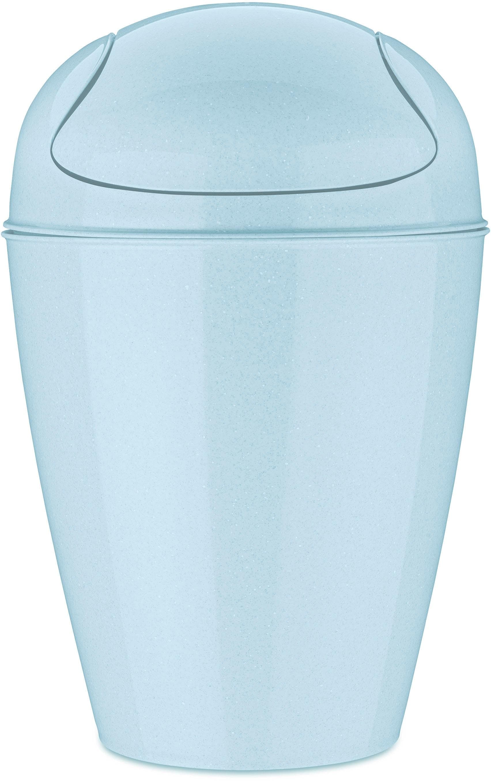 KOZIOL DEL M Mülleimer Blau Recyceltes Material