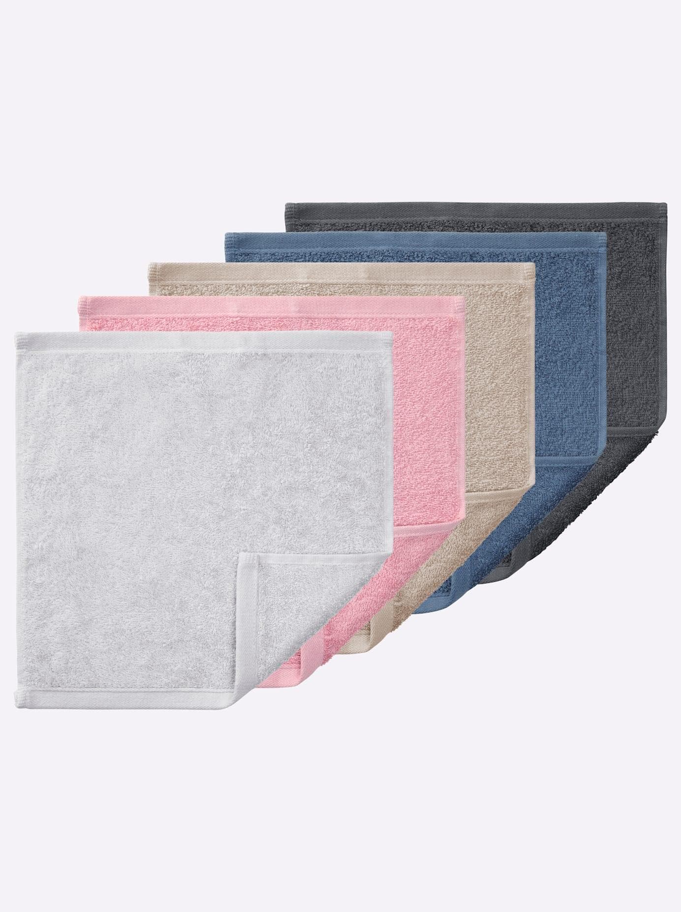 Waschlappen Ross 5-tlg. Baumwolle 30x30 cm