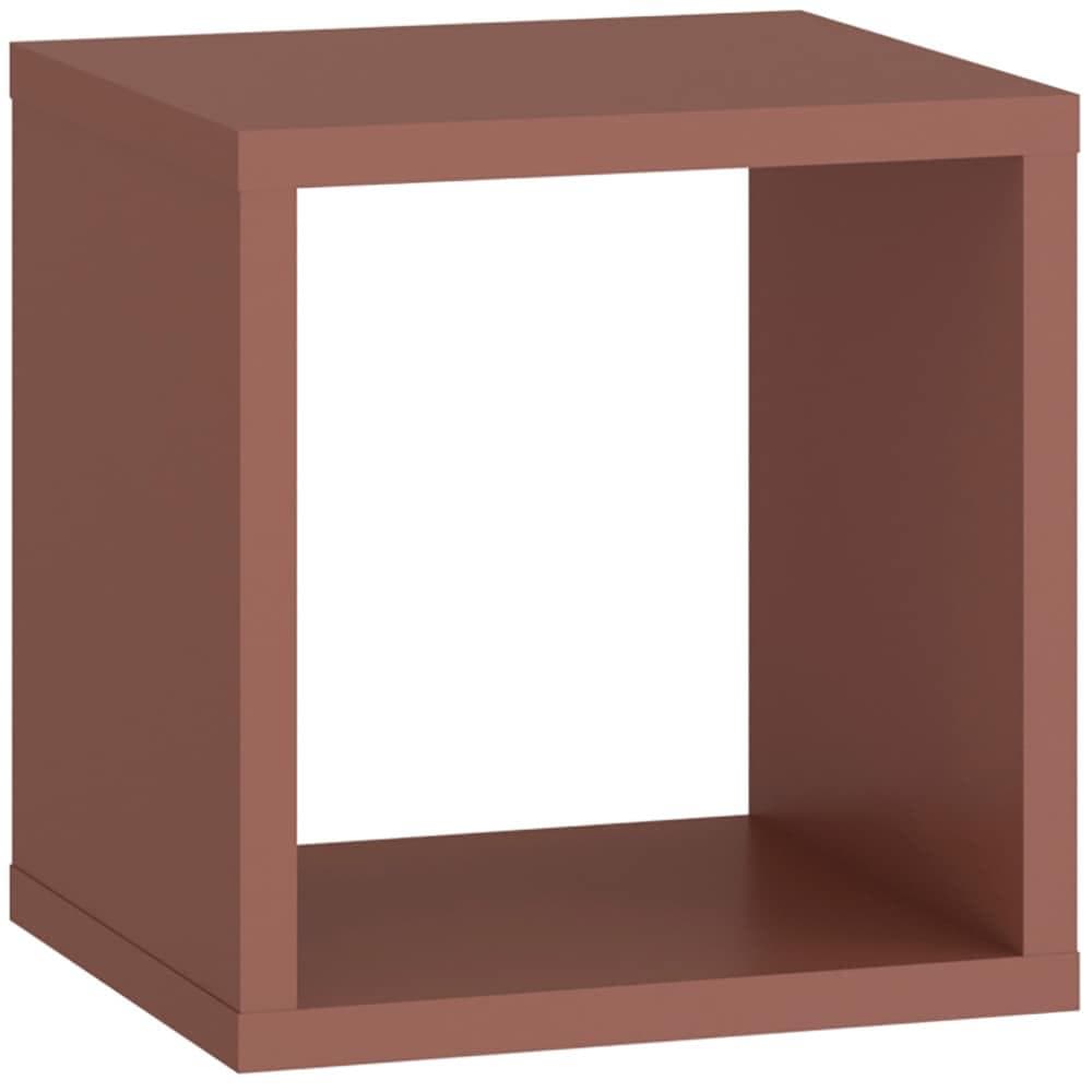 FORTE Regalwürfel - Robustes Spanplatten-Regal in Weiß/Grau