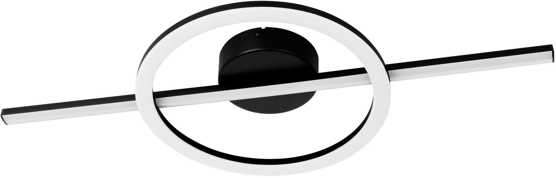 EGLO Deckenleuchte AGOSTINO Schwarz LED 19,5W IP20